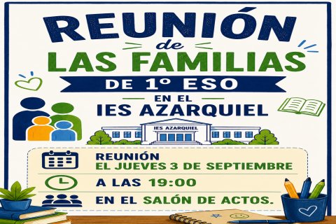 REUNION INICIAL FAMILIAS 1º ESO