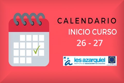 INICIO DE CURSO 2026-2027